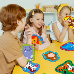 SpriteGru lacing cards lion: double-sided design for versatile, extended learning sessions