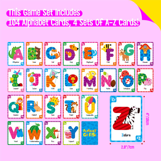 SpriteGru alphabet cards enable multi-player learning and collaborative memory practice.