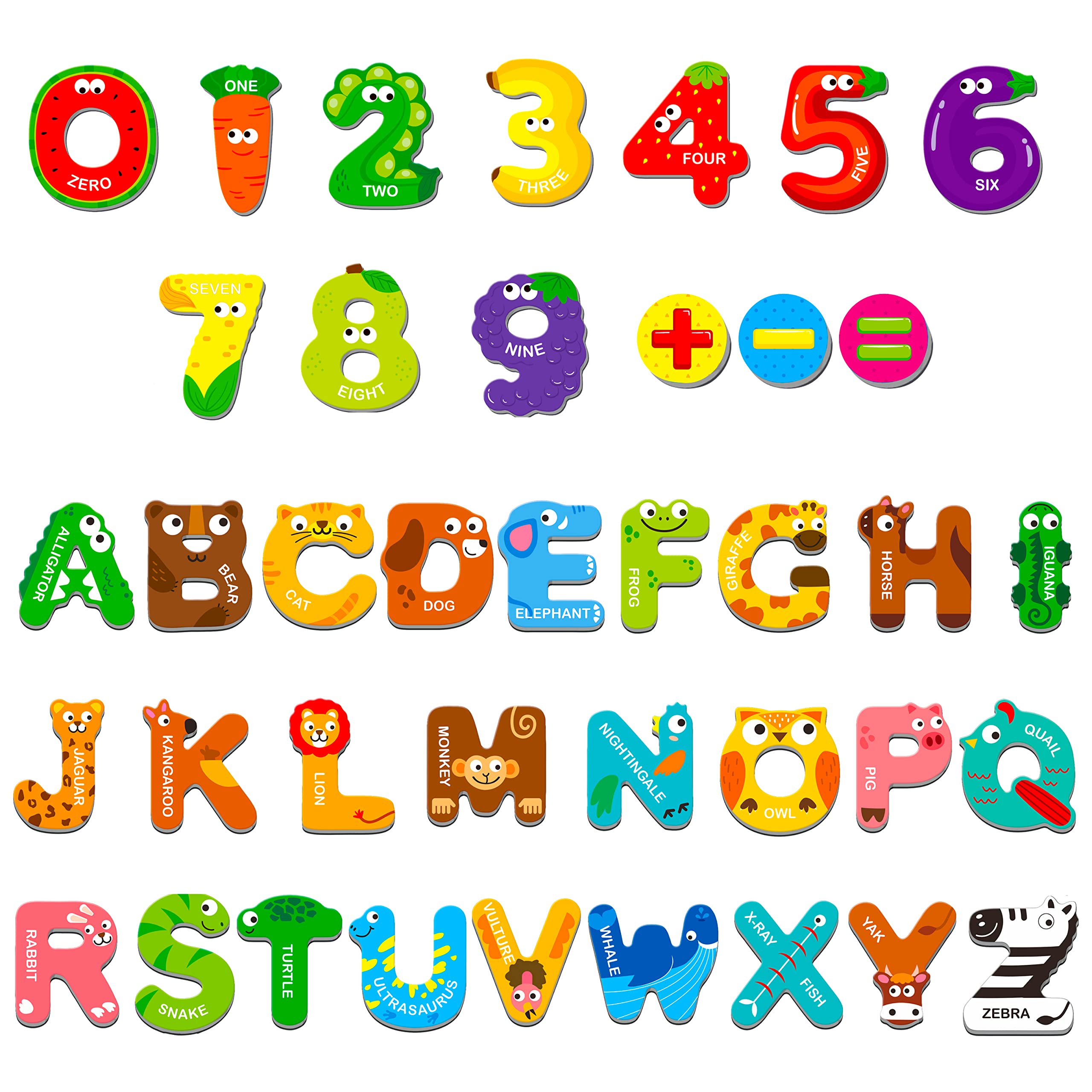SpriteGru magnetic alphabet letters for engaging early literacy and colorful play