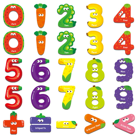 SpriteGru magnetic numbers 0-9 set for engaging early math practice.