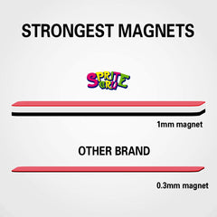 SpriteGru XL 17x12 inch board supports wall or fridge placement.