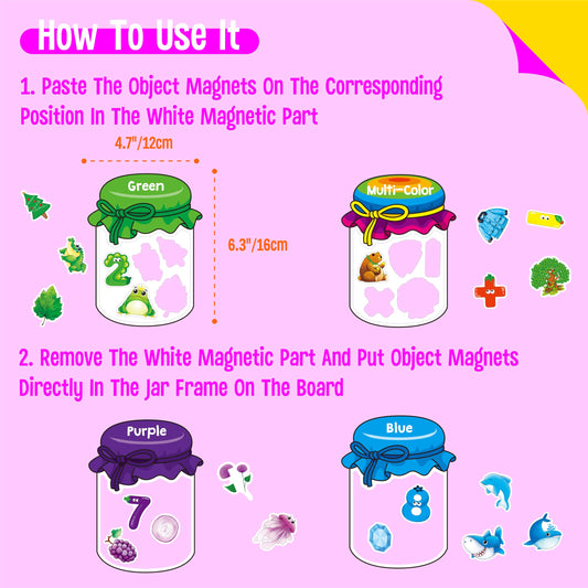 SpriteGru magnets featuring numbers 0-9 to support early numeracy.
