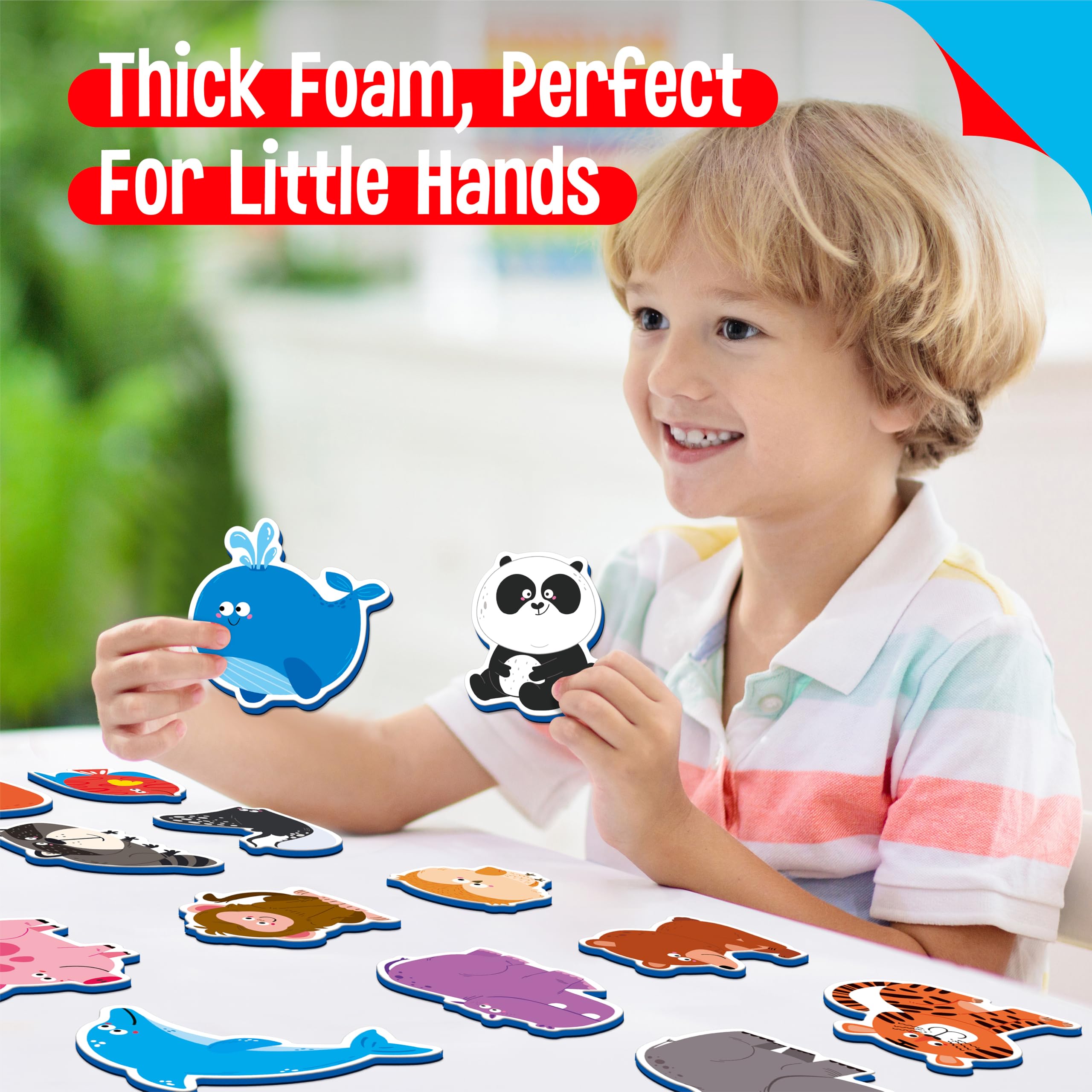 SpriteGru sea turtle magnet durable foam aids safe exploration during play.