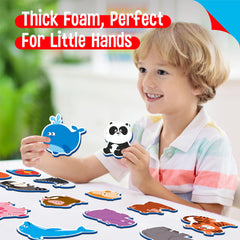 SpriteGru sea turtle magnet durable foam aids safe exploration during play.