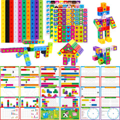 SpriteGru Math Cubes: 100 colorful blocks for hands-on counting and pattern practice