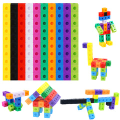 SpriteGru Math Cubes 100 colors set for counting and early math exploration
