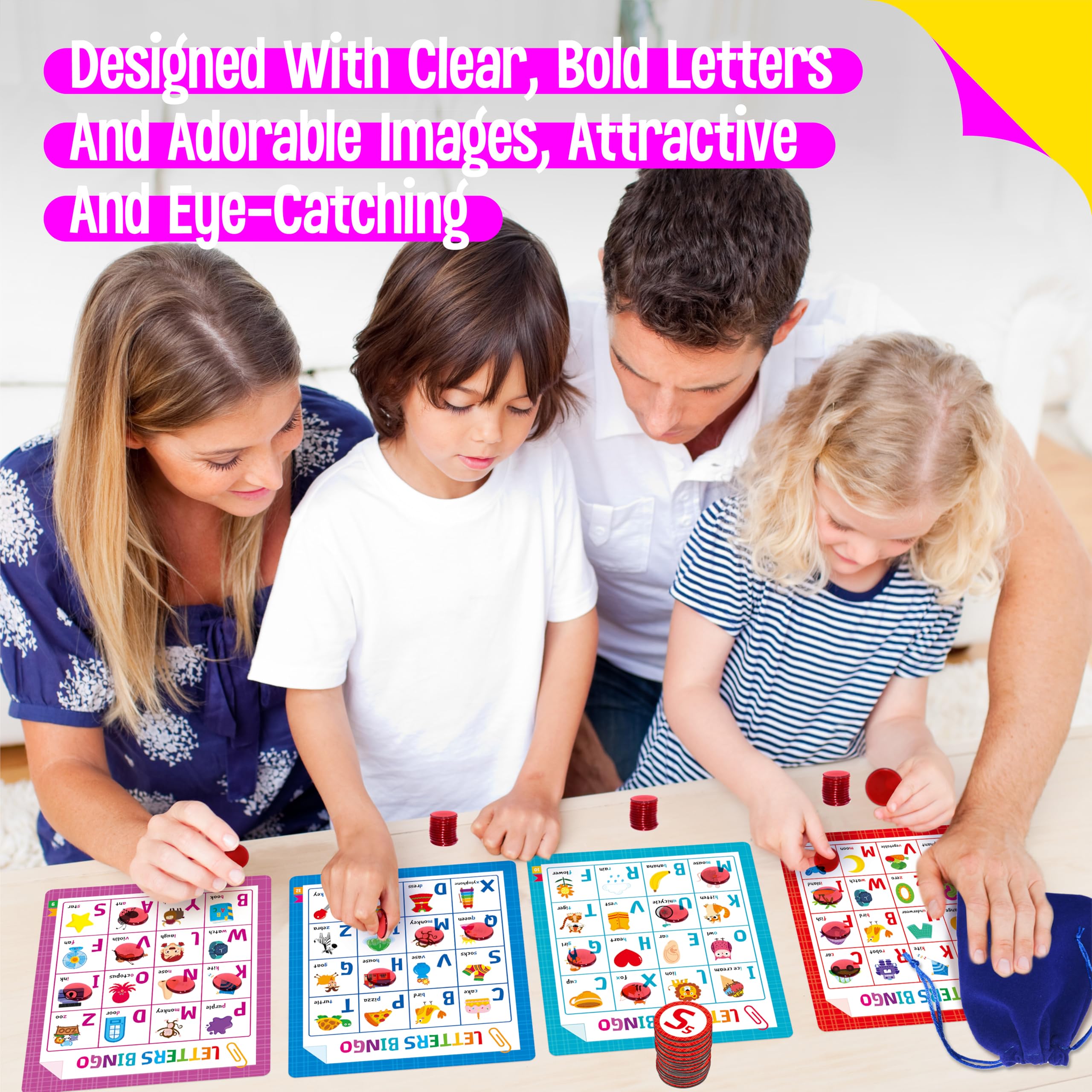 SpriteGru Phonics words bingo enhances word recognition during group play