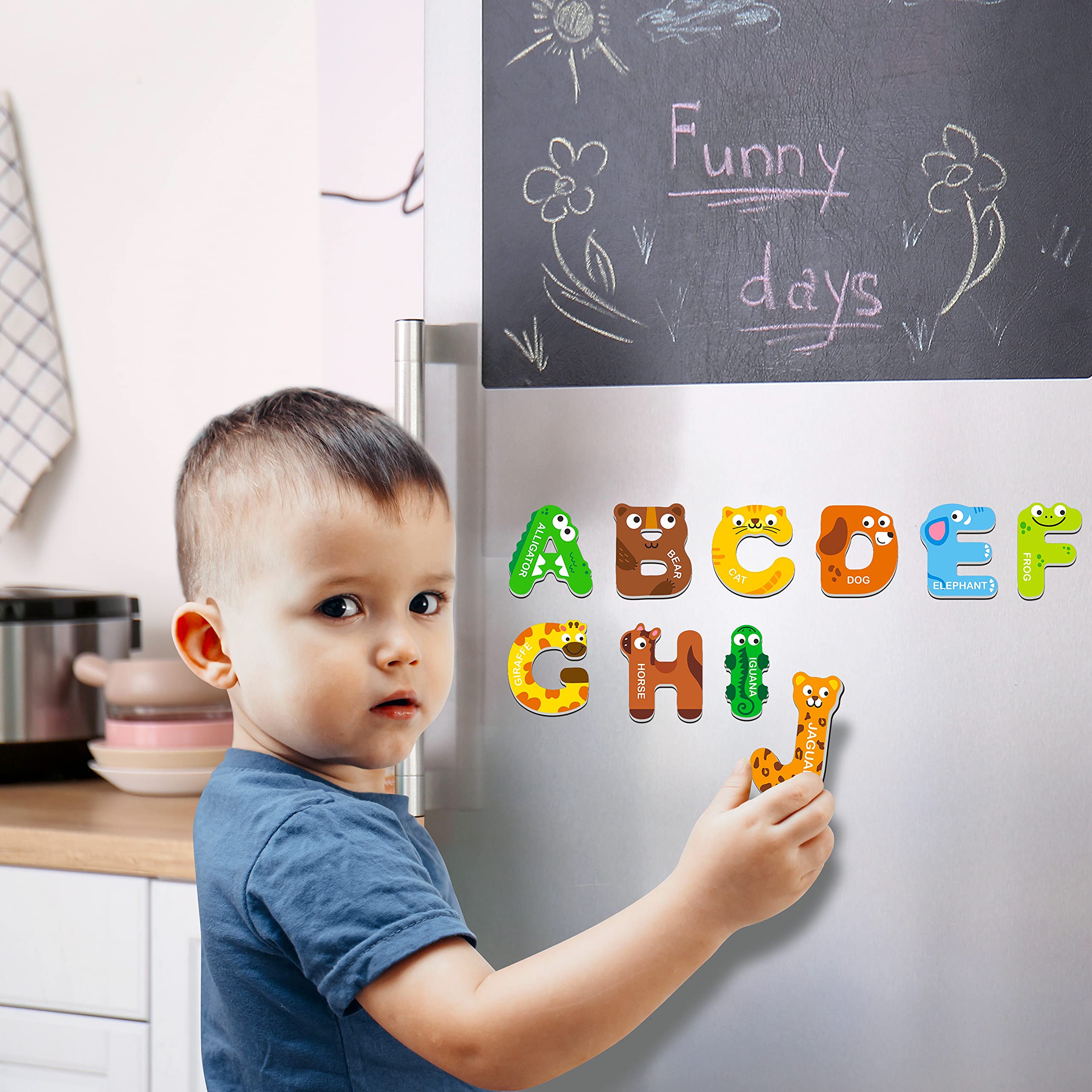 SpriteGru rounded-edge letters are easy for small hands to grip.