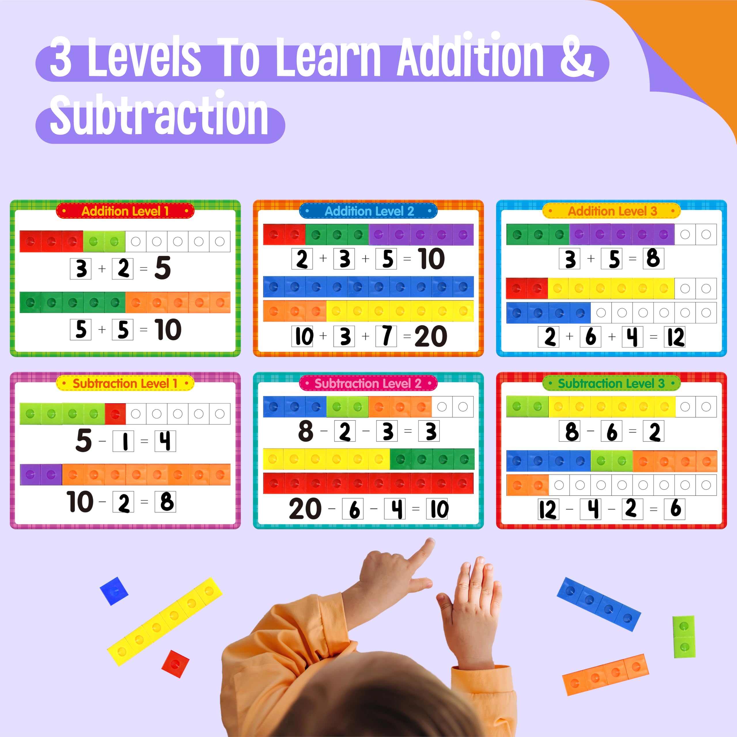 SpriteGru Snap-Together Cubes: easy click-connect design for independent exploration