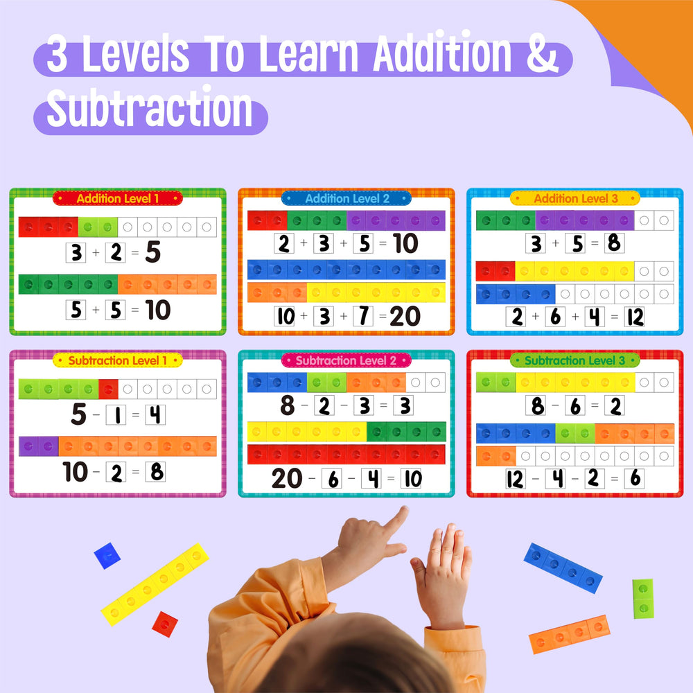 SpriteGru Snap-Together Cubes: easy click-connect design for independent exploration
