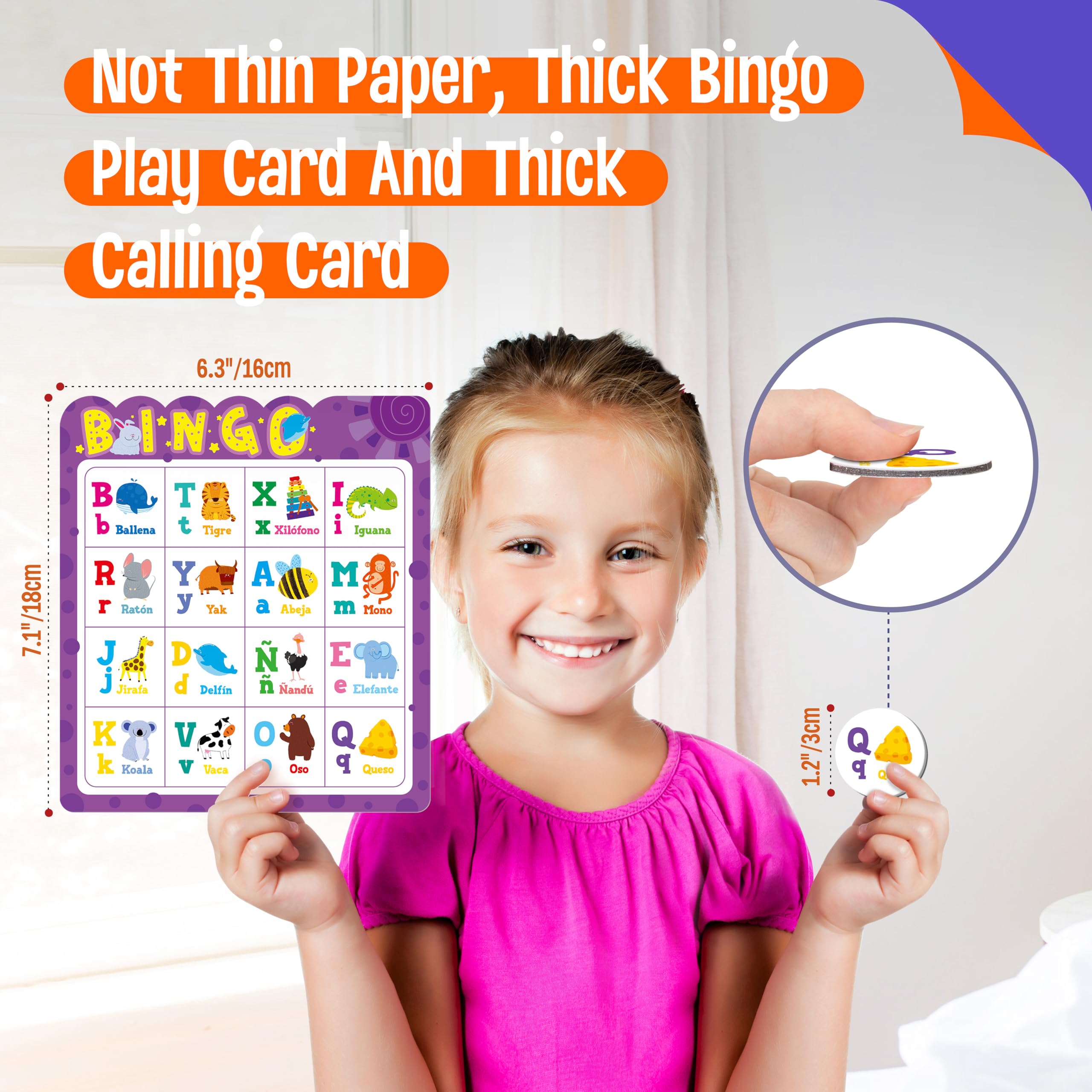 SpriteGru bingo chips provide plenty for up to 12 players.
