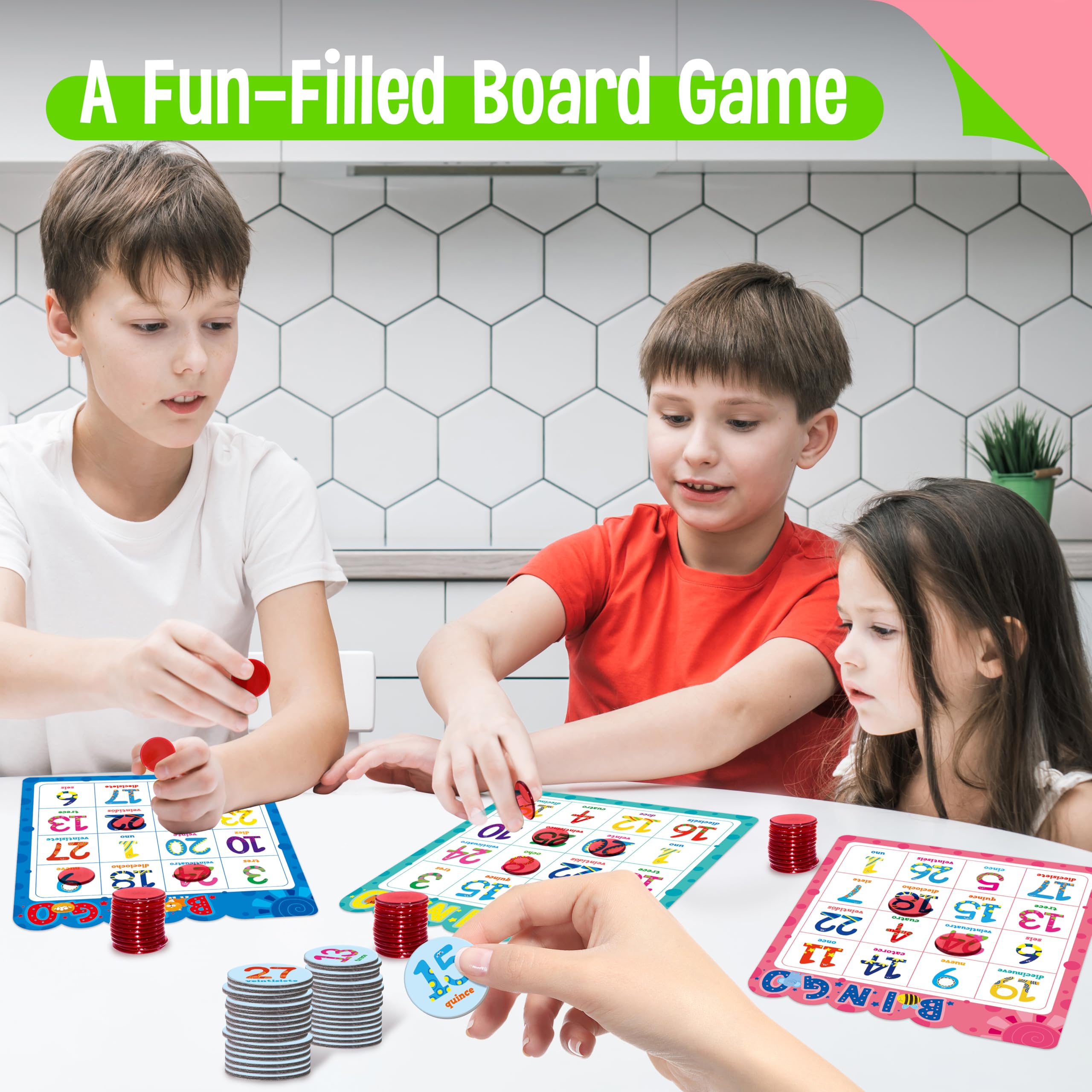 SpriteGru portable bingo set ideal for home or classroom use.