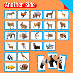 SpriteGru thick cardstock puzzle cards are durable for busy toddlers