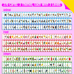 SpriteGru three-level difficulty guides learners from simple to complex words.