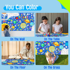 SpriteGru Universe Coloring Poster aliens spark imaginative, screen-free play