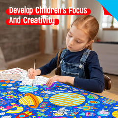 SpriteGru Universe Coloring Poster astronauts inspire space-adventure coloring sessions