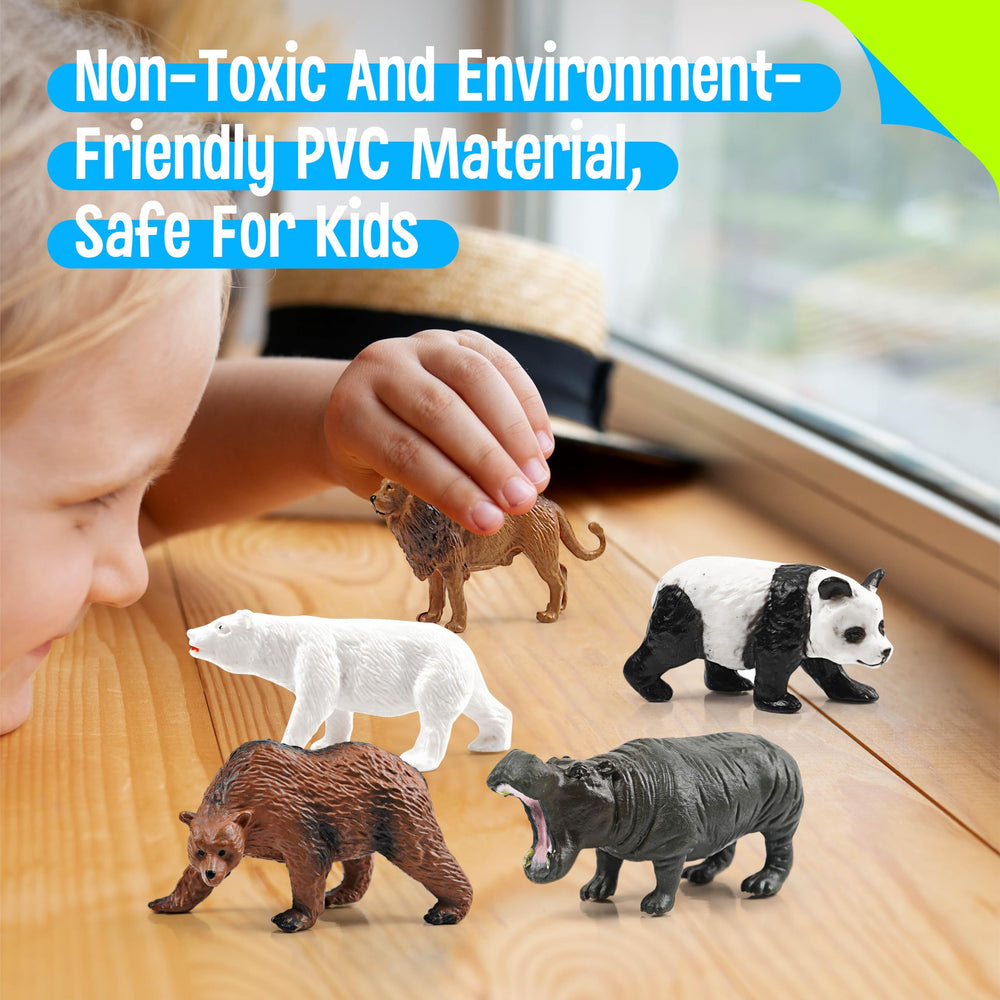 SpriteGru elephant figurine for exploration and habitat learning.