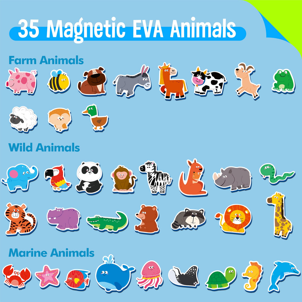 SpriteGru panda magnet engages kids with a cute design for imaginative play.