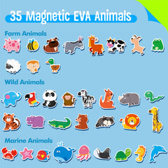SpriteGru panda magnet engages kids with a cute design for imaginative play.