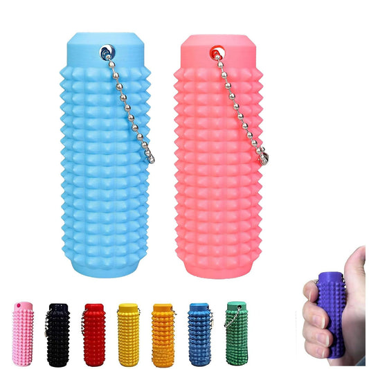 Sprsum Little Ouchies fidget blue pink pack designed for anxiety relief, on the go.