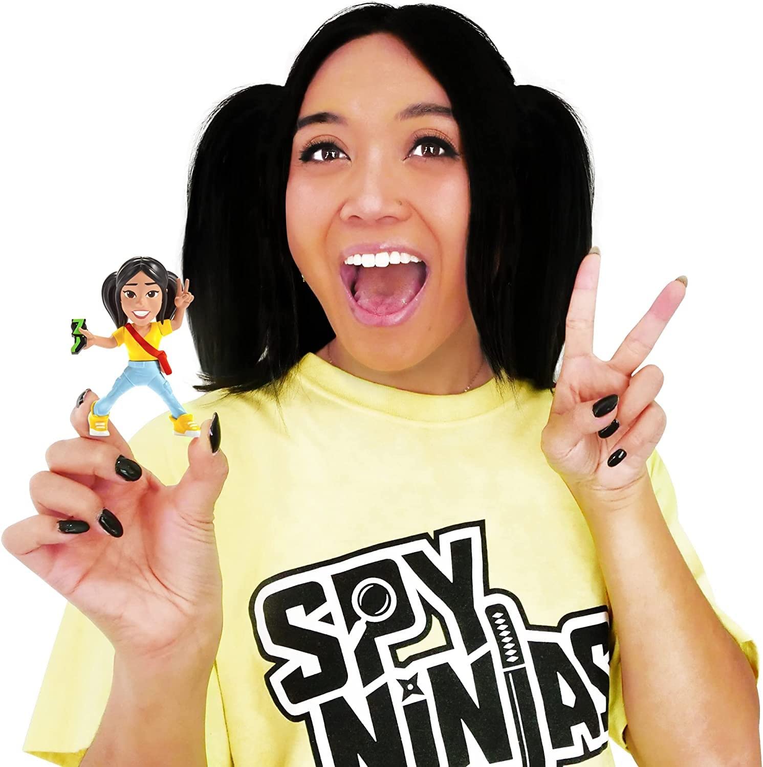 Spy Ninjas Regina Ginera figure with Hacker Mask and Voice Morpher for undercover play.