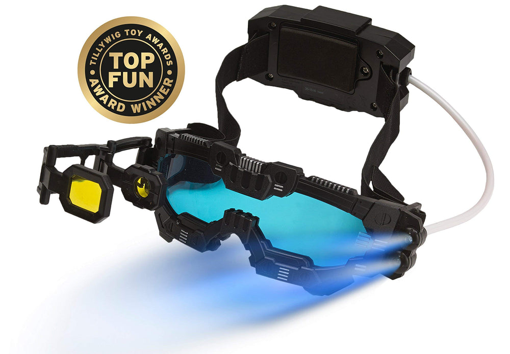 SpyX hands-free design lets kids spy without holding gear.