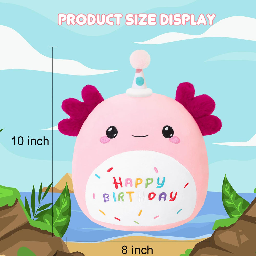SQEQE axolotl plush texture close-up highlighting ultra-soft material for hugs.