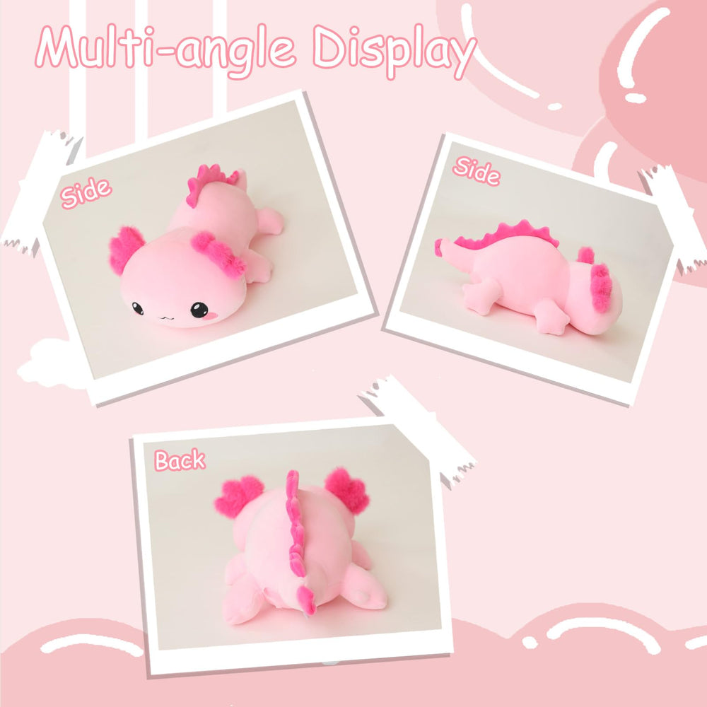 SQEQE axolotl plush vacuum-pack recovery ready to fluff.