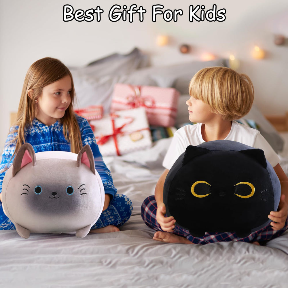 SQEQE Black Cat Plush gift-ready packaging suits holidays.