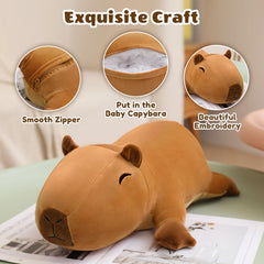 SQEQE capybara plush gift idea for birthdays and holidays