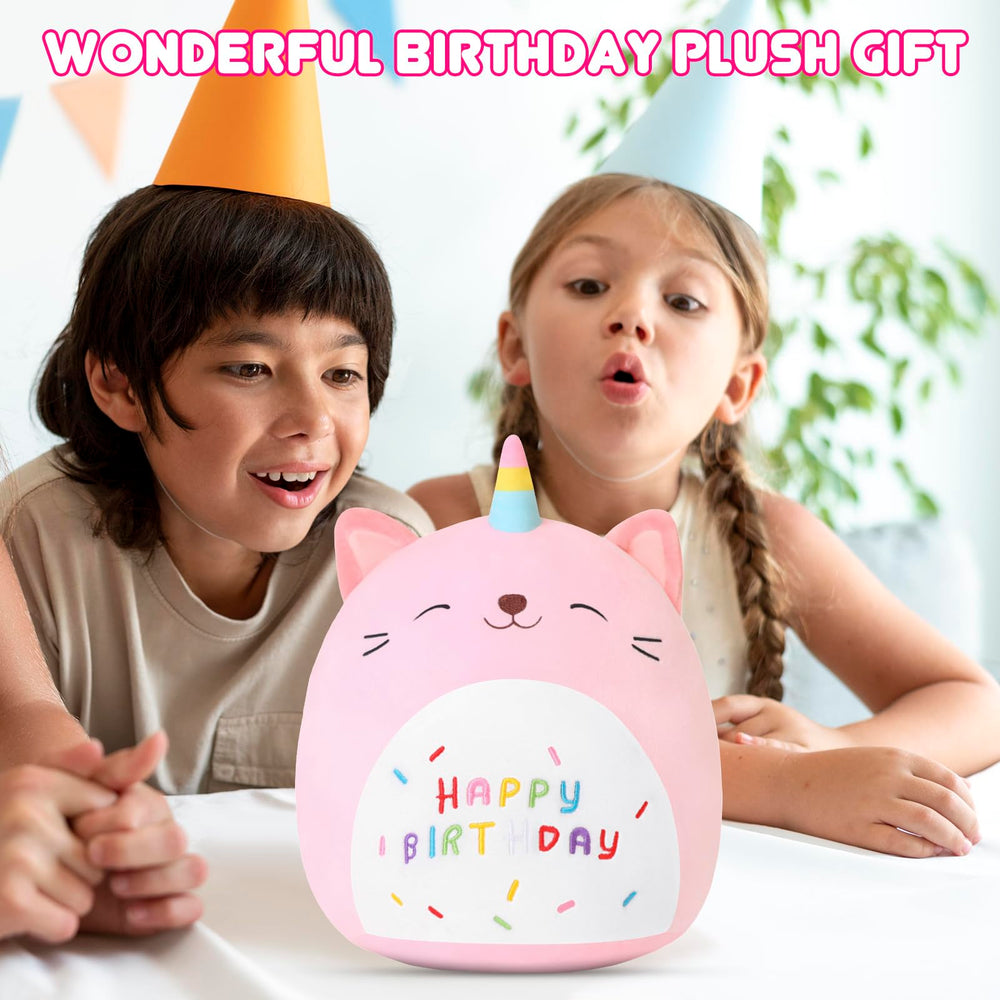 SQEQE pink caticorn plush as a thoughtful gift idea