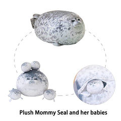 SQEQE Chubby Seal Pillow baby seal 3 cuddly and soft