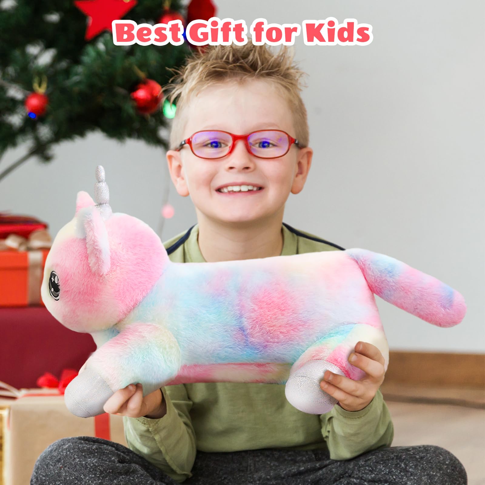 SQEQE unicorn cat plush care tips to restore softness after unpacking.