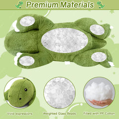 SQEQE weighted dinosaur plush 13.8-inch sofa companion