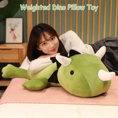 SQEQE weighted dinosaur plush durable materials for daily hugs and play
