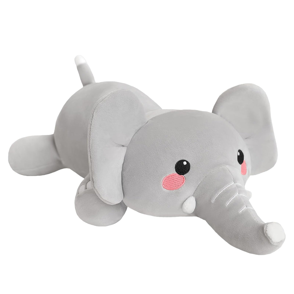 SQEQE weighted elephant plush 9.8-inch form for cozy bedtime snuggles