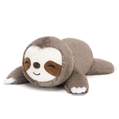 SQEQE weighted sloth plush in 13.8-inch size for cozy hugs and calm moments