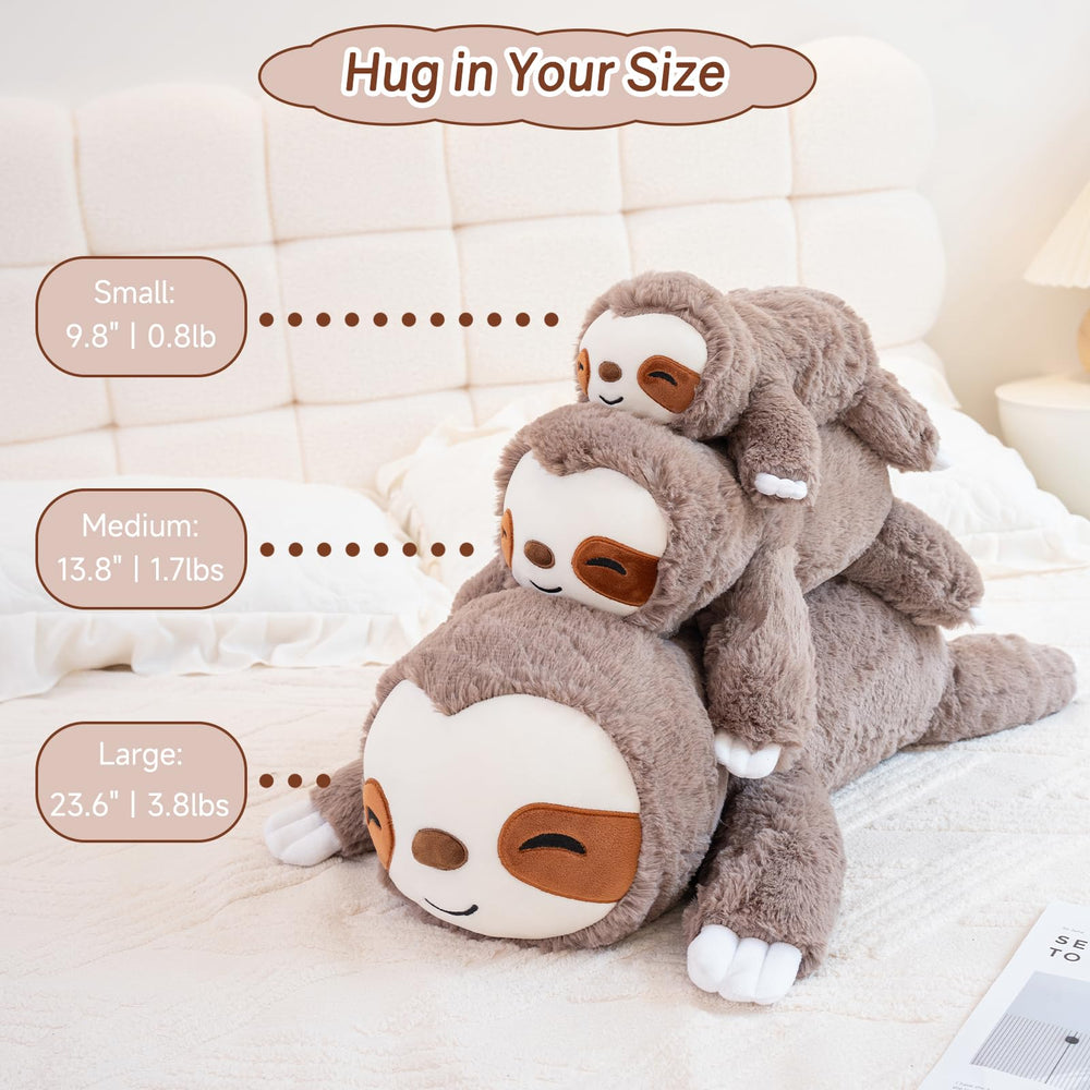 SQEQE weighted sloth beads inside provide gentle heft for soothing feel
