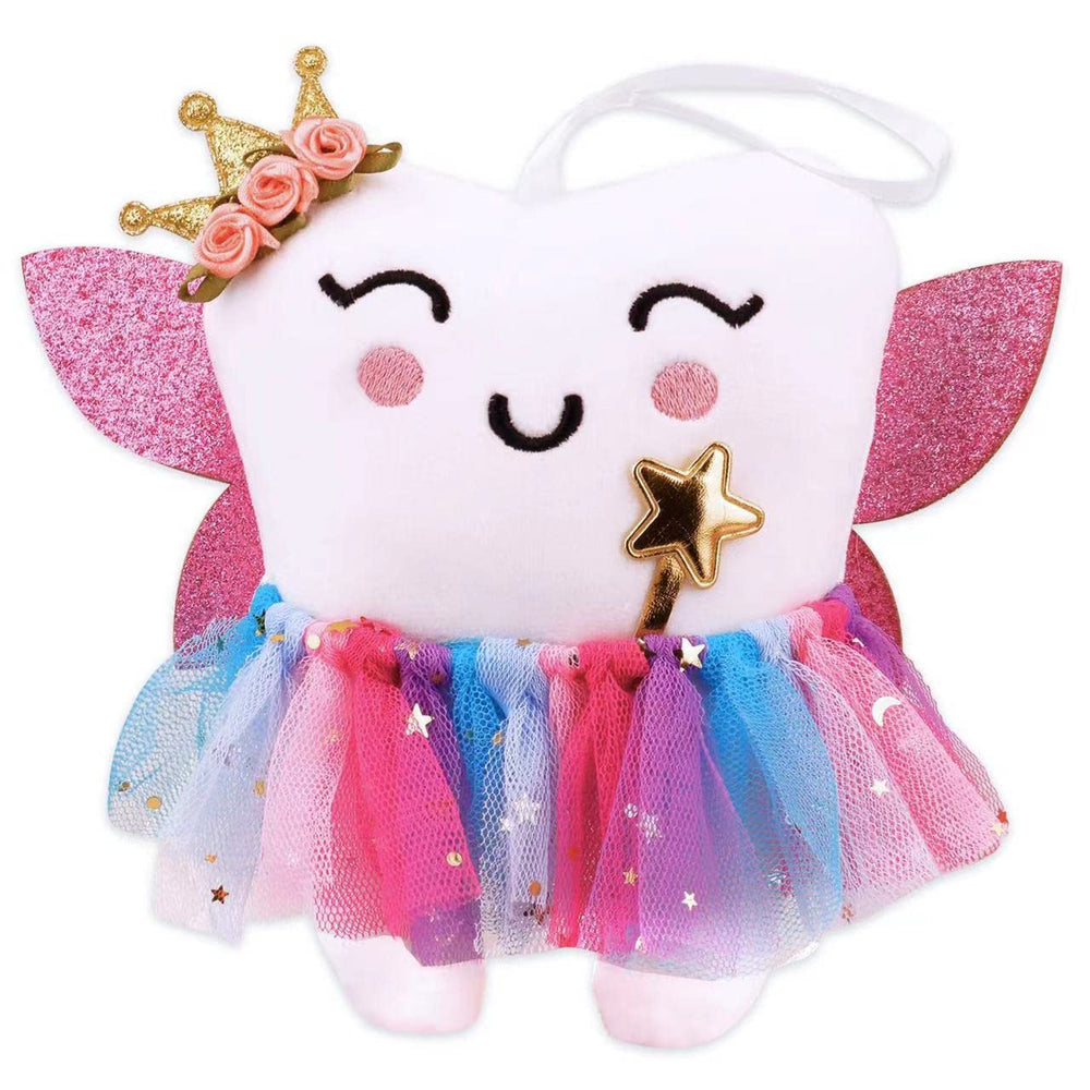 SQIMZAR Tooth Fairy Pillow with pocket for keepsakes and dreams.