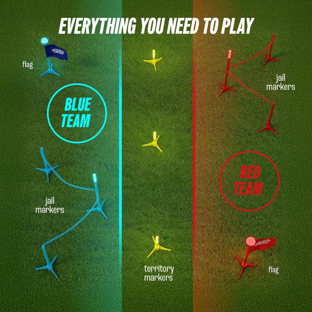 Squad Hero team colors illuminate the field for strategy