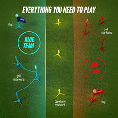 Squad Hero team colors illuminate the field for strategy