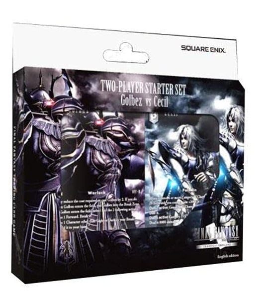 Square Enix Final Fantasy TCG Golbez vs Cecil two-player starter set enables quick duels