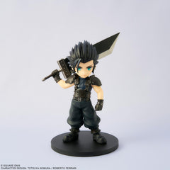 Square Enix Zack Fair adorable arts figure close-up face capturing expressive detailing