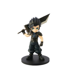 Square Enix Zack Fair adorable arts figure front view, ideal for display