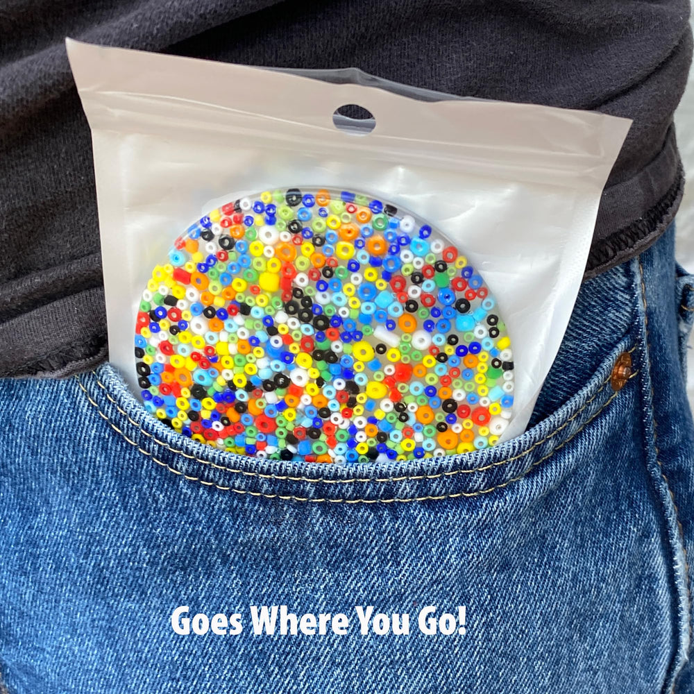 Squeez'M 5-pack bulk pack shown with beads for long use