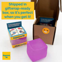 Squeez'M Chill Cube pocket-ready for quick focus moments