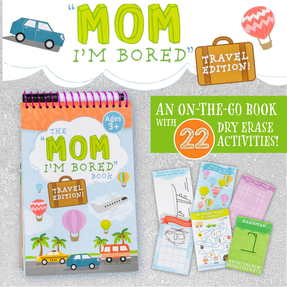 Squirrel Products Mom I'm Bored dry-erase pages ready for reuse