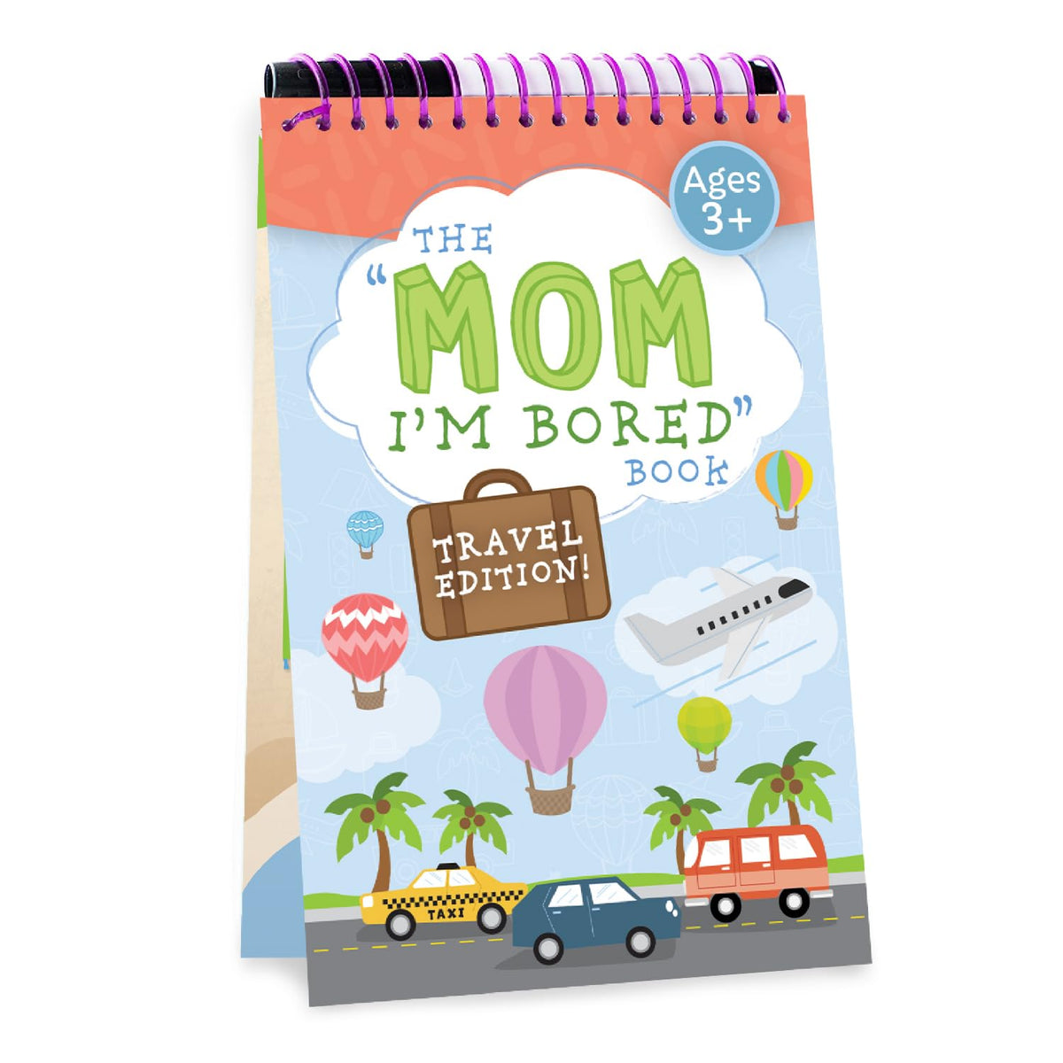 Squirrel Products Mom I'm Bored travel book cover for screen-free road trips