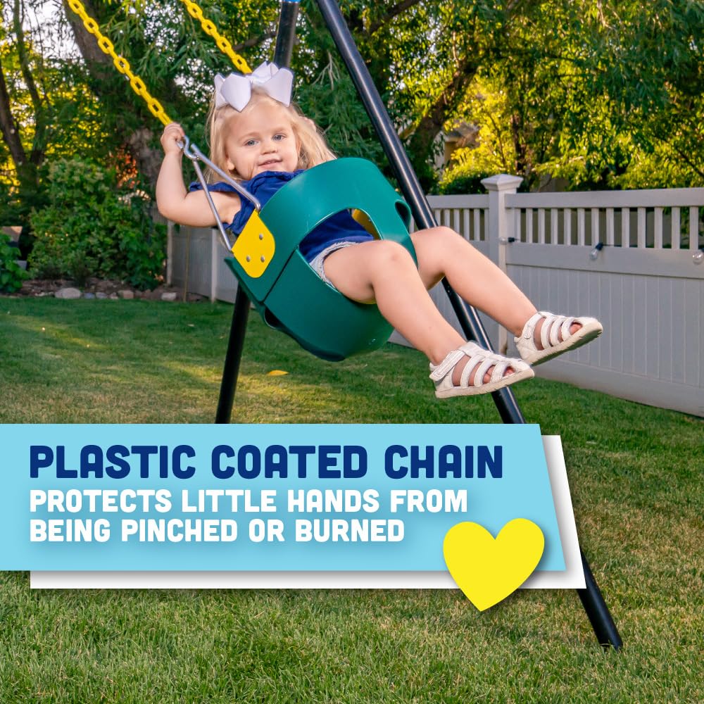 Outdoor play set addition from Squirrel Products for durable backyard fun