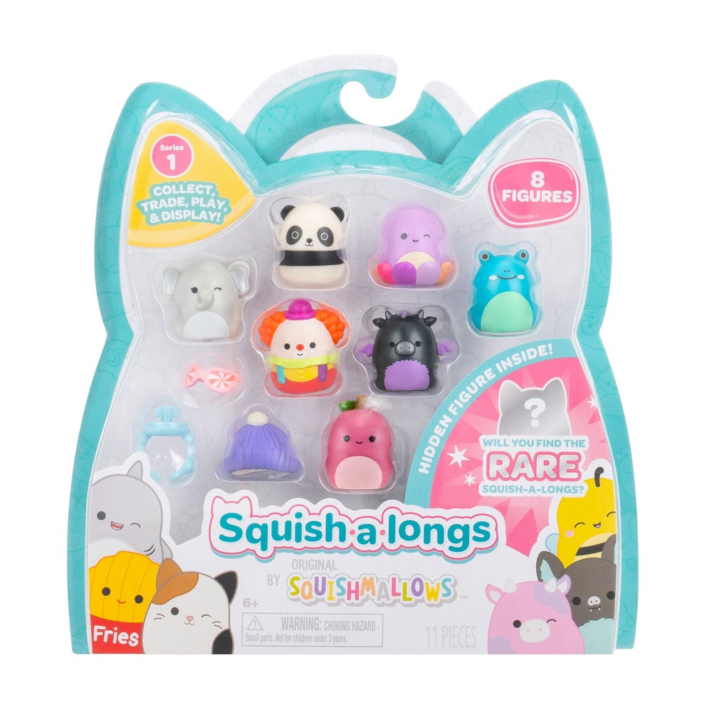 Squish-a-longs 8-pack mini-squish ready for display and collection.